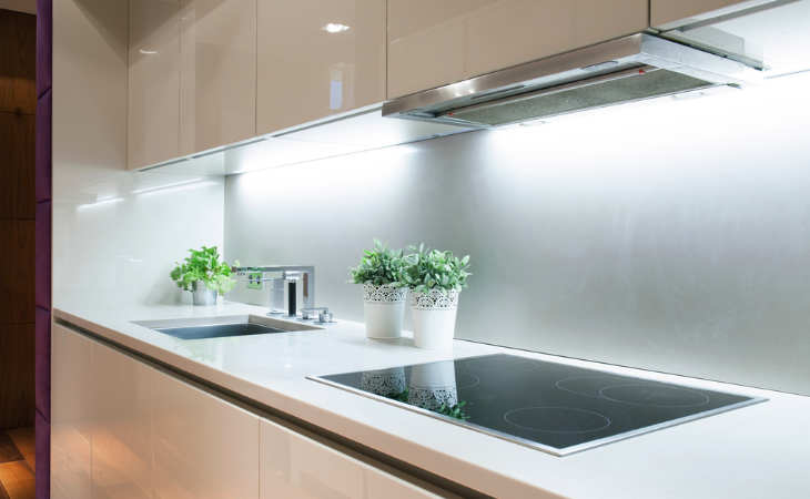 kitchen with induction hob