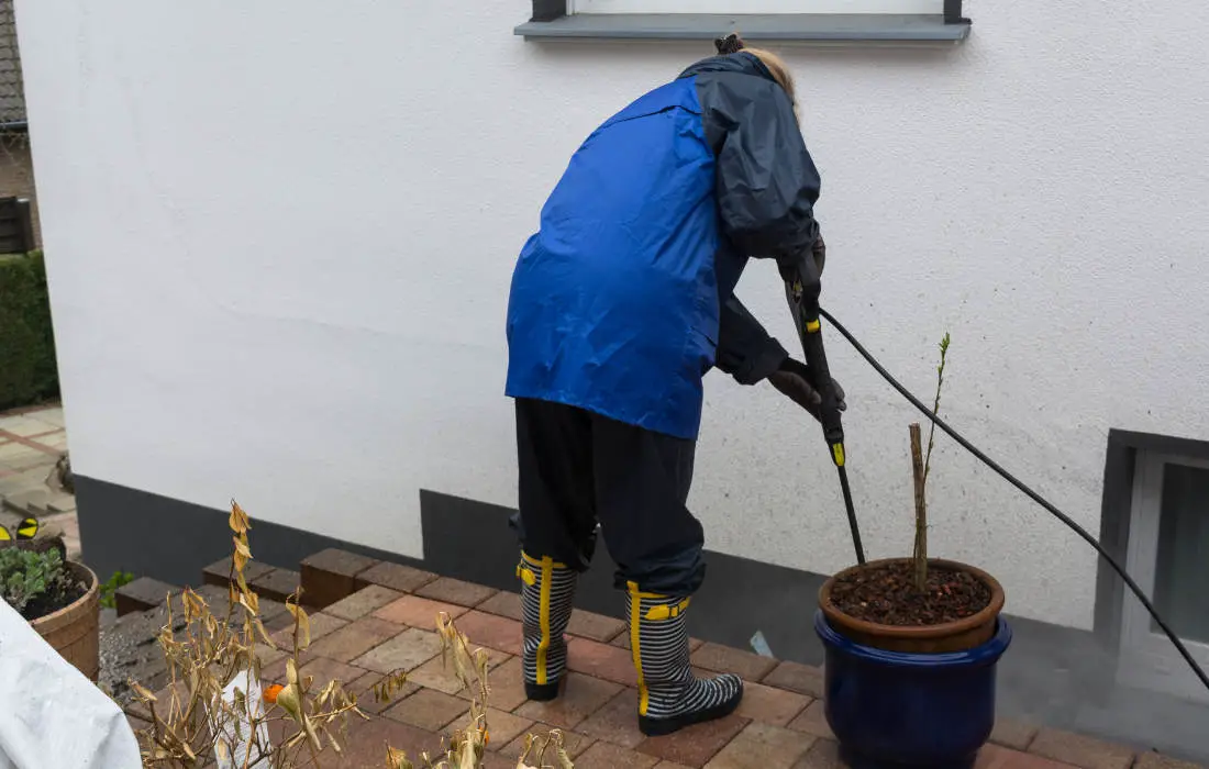 Pressure washing