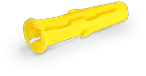 Yellow Rawlplug