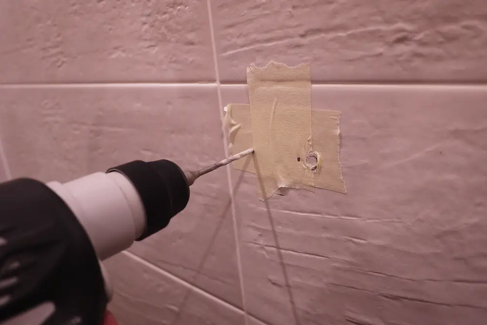 drilling into tile