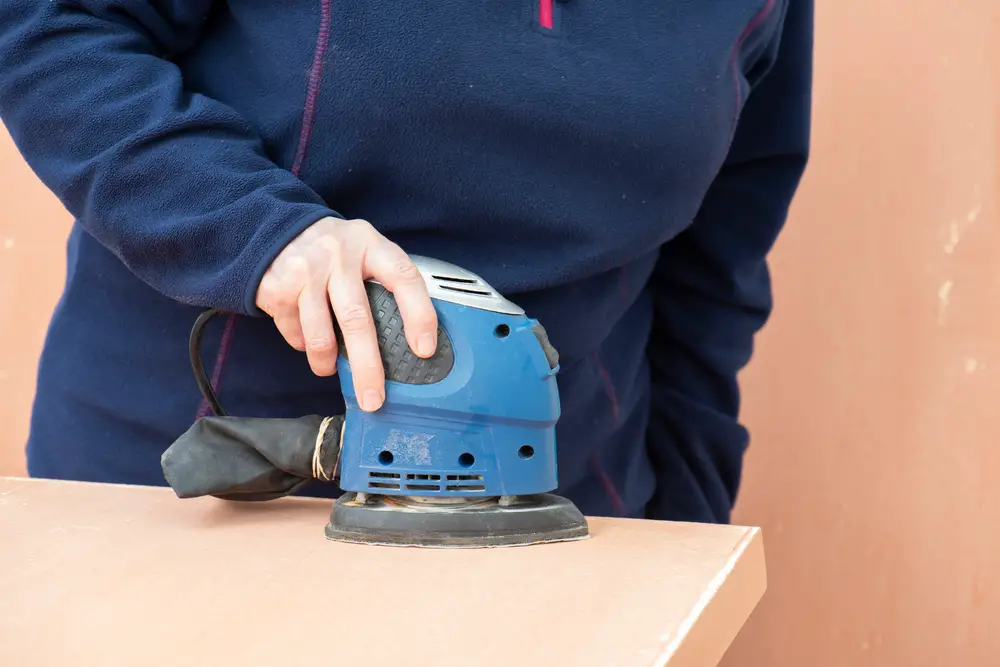 Orbital sander hand