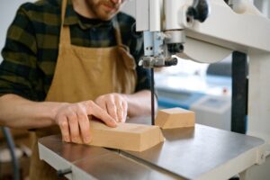 band saw hand